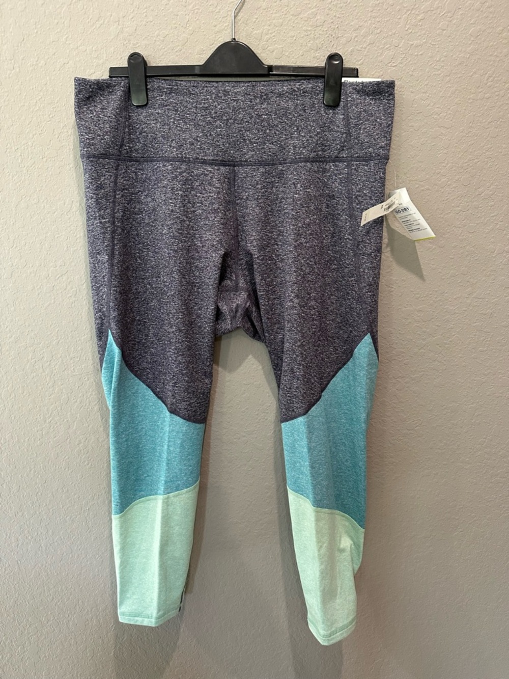 Old Navy Elevate Leggings 7:8 ankle high rise Go-Dry Sz XXL NWT